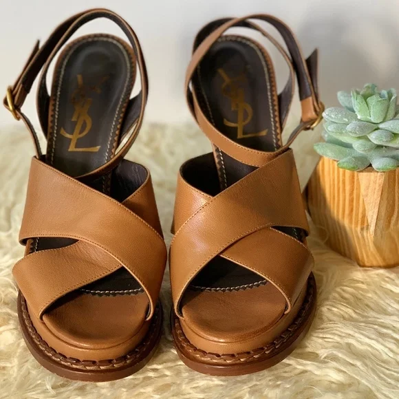 Tom Ford for YSL Gauche Platform Wrap Sandal - Picture 3 of 8